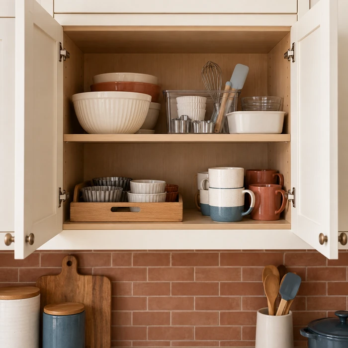 Cómo organizar un armario de cocina profundo para llegar a todo