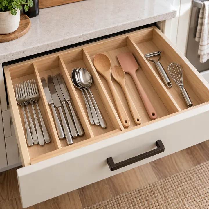 Cómo organizar los cajones de la cocina de forma práctica