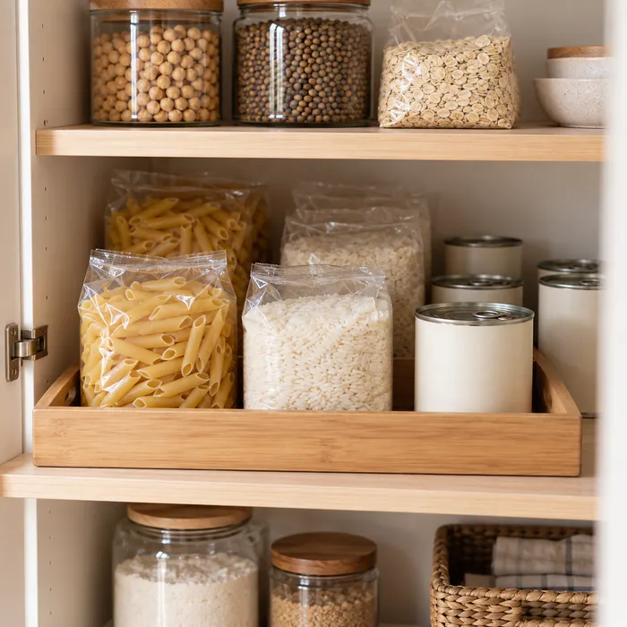 Cómo rotar los alimentos de la despensa para usar primero los que vencen antes