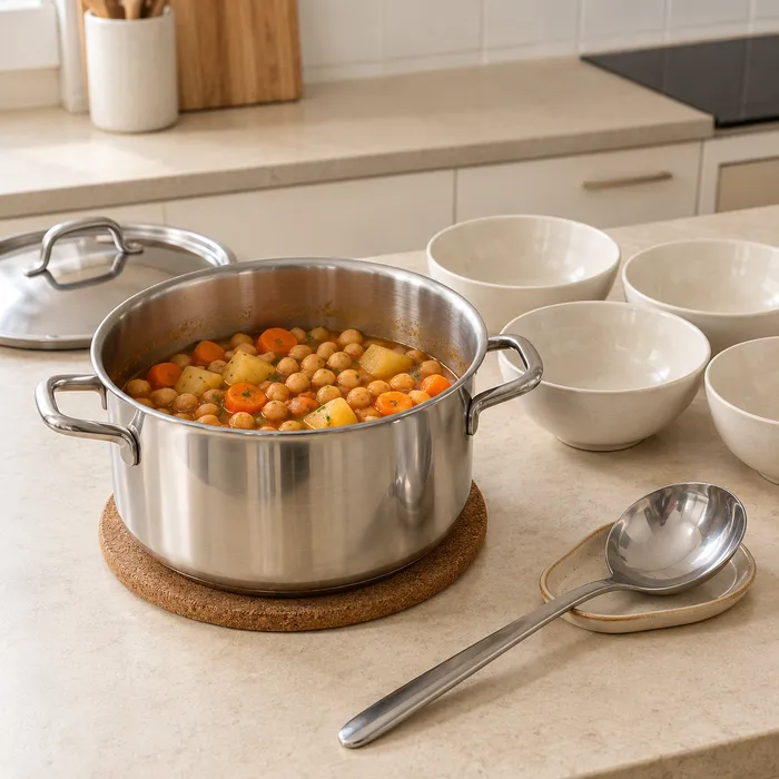 Cómo elegir el tamaño de una olla según las personas que comen en casa